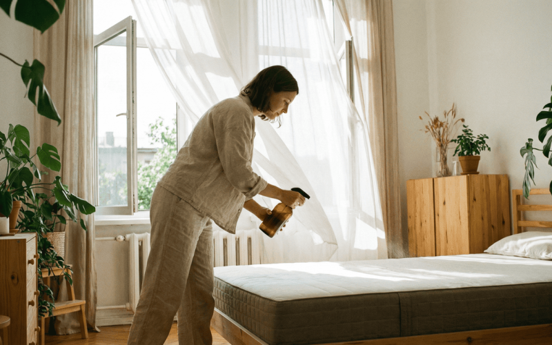 A solução para acabar com o cheiro de mofo no quarto: experimente esta mistura incrível de 3 ingredientes!