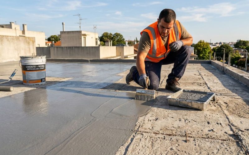 Descubra como evitar que o piso descasque misturando resina acrílica ao cimento
