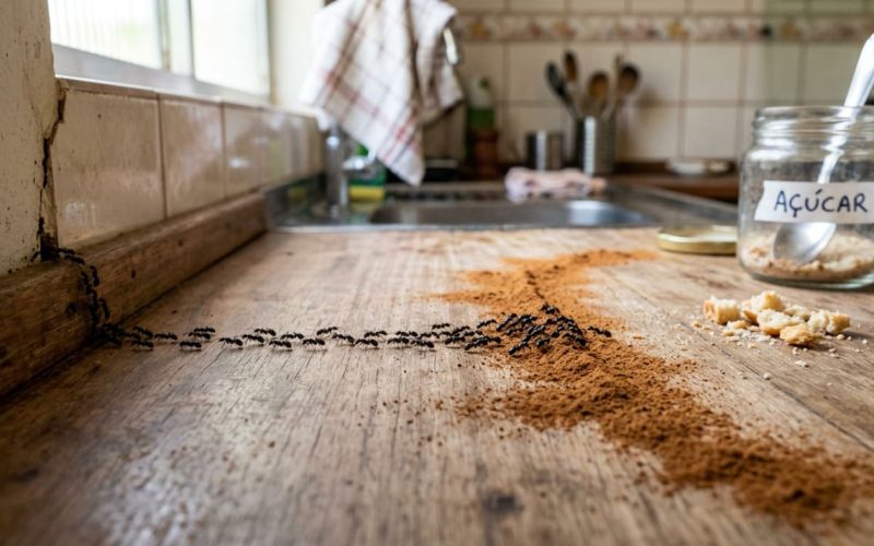 Desvende um método prático e eficaz para banir as formigas do seu lar.