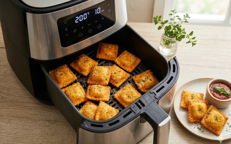 Experimente cozinhar ravioli na airfryer e surpreenda-se em minutos!