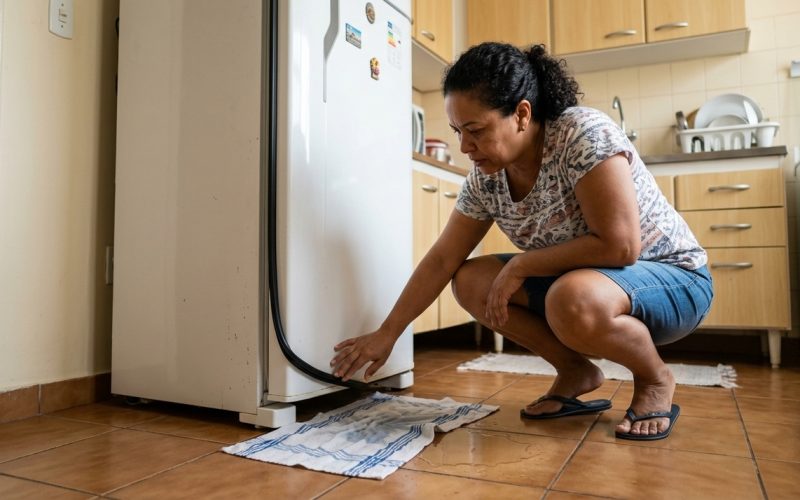 A importância de usar um pano úmido na base da geladeira: descubra os benefícios dessa prática
