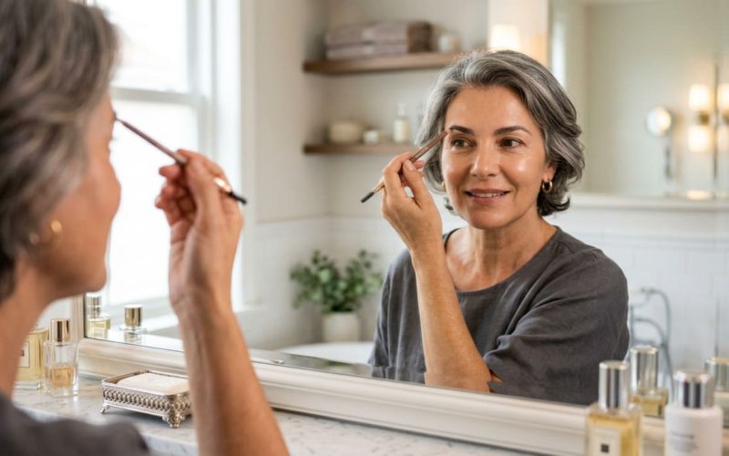 Maquiadora María Borbolla afirma: “Preencher as sobrancelhas após os 50 anos é fundamental para rejuvenescimento facial.