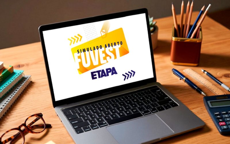Inscrições abertas para simulado gratuito da Fuvest 2027 pela Etapa