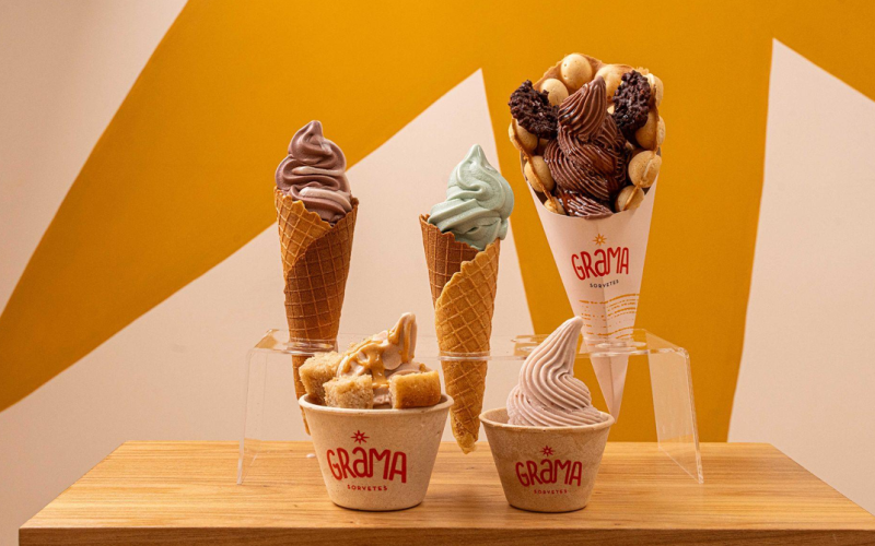 Vila Madalena ganha sorveteria com gelatos veganos e sabores típicos do Brasil