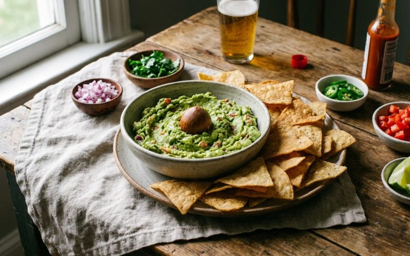 Do coração da Copa, mexicanos revelam: “O truque para um guacamole mais cremoso é amassar o abacate com o caroço até o fim.