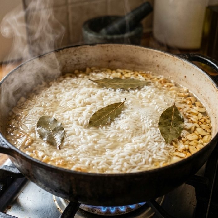 Os mestres da culinária espanhola revelam: “O segredo do arroz branco está em temperos, não apenas em água!
