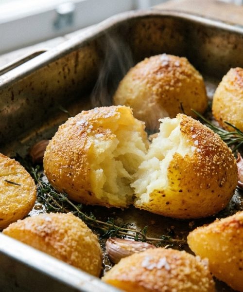 Transforme suas batatas assadas em crocância perfeita com este ingrediente secreto!