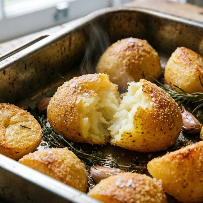 Transforme suas batatas assadas em crocância perfeita com este ingrediente secreto!