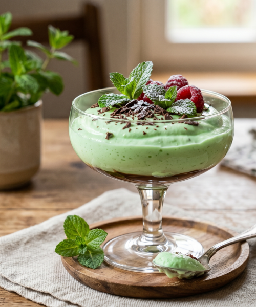 Delícia de hortelã: mousse simples que encanta o paladar