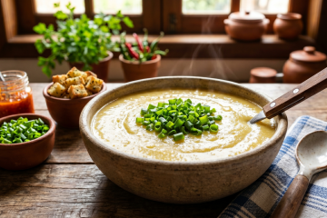 Sopa reconfortante de mandioca: uma receita simples para aquecer os dias gelados