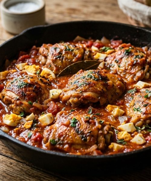 Lourdes Álvarez, mãe de uma grande família, revela seu segredo culinário: “O frango perfeito é preparado com tomate em lata, açúcar e ovos cozidos.