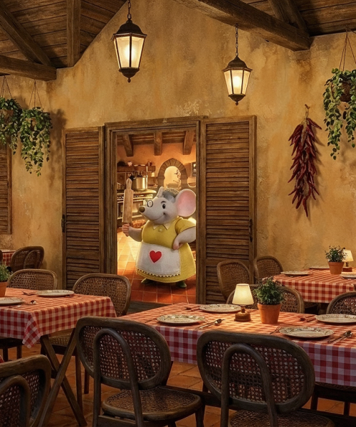 Cantina em Gramado traz a magia dos ‘ratinhos’ para a experiência de jantar