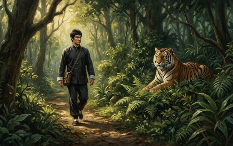 Bruce Lee reflete: “Acreditar que a bondade garante proteção é como achar que um predador respeitará sua dieta.