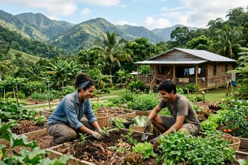 Fazenda em Porto Rico oferece abrigo e alimentação em troca de trabalho voluntário de meio período.