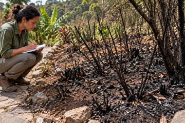 Após incêndio devastador, planta ressurge na nova estação e revela surpreendente tática de sobrevivência subterrânea
