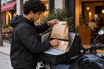 Encontro inesperado: cliente descobre laços com motoboy que entrega pedidos de restaurantes variados