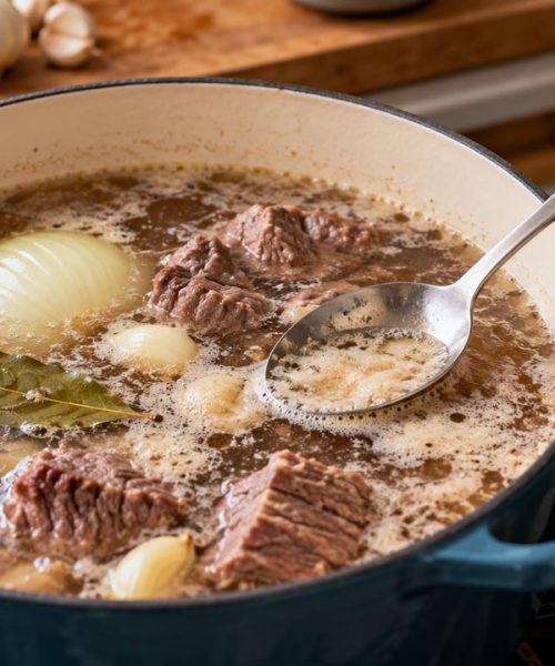 Dica para um cozido perfeito: elimine a água da primeira fervura para evitar o ranço e intensificar o sabor.